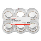 UNIVERSAL OFFICE PRODUCTS UNV66100 General-Purpose Acrylic Box Sealing Tape, 48mm X 100m, 3