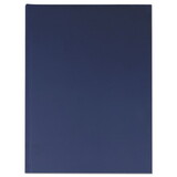 Universal UNV66352 Casebound Hardcover Notebook, 10 1/4 x 7 5/8, Dark Blue Linen