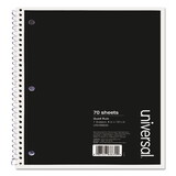 Universal UNV66630 Wirebound Notebook, Quadrille Rule, 8