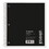 Universal UNV66630 Wirebound Notebook, Quadrille Rule, 8" x 10.5", 1 Subject, Black, Price/EA