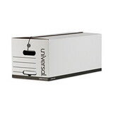 Universal UNV75121 String/button Storage Box, Letter, Fiberboard, White, 12/carton