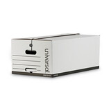 Universal UNV75131 String/button Storage Box, Legal, Fiberboard, White, 12/carton