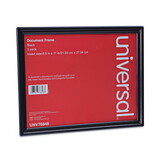 Universal UNV76848 All Purpose Document Frame, 8 1/2 x 11 Insert, Black, 3/Pack