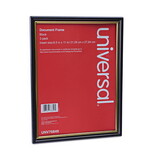 Universal UNV76849 Plastic Easy Mount Frame For 8 1/2 X 11 Insert, 3/pack, Black