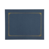 Universal UNV76897 Certificate/Document Cover, 8 1/2 x 11 / 8 x 10 / A4, Navy, 6/Pack