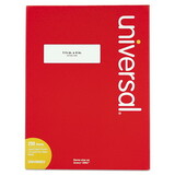 Universal UNV80003 Laser Printer Permanent Labels, 1 1/3 X 4, White, 3500/box