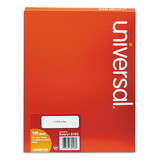 Universal UNV80106 Laser Printer Permanent Labels, 1 1/3 X 4, White, 1400/box