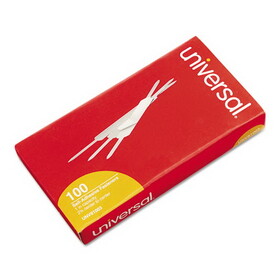 Universal UNV81003 Self-Adhesive Paper And File Fasteners, One Inch Capacity, 100/box