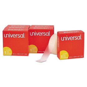 Universal UNV83410 Invisible Tape, 3/4" X 1000", 1" Core, Clear, 6/pack