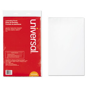 Universal UNV84630 Clear Laminating Pouches, 3 Mil, 9 X 14 1/2, 25/pack