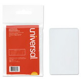 Universal UNV84650 Clear Laminating Pouches, 5 Mil, 2 1/8 X 3 3/8, Business Card Style, 25/pack