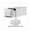 Universal UNV85120 Storage Box Drawer Files, Letter, Fiberboard, 12" X 24" X 10", White, 6/carton, Price/CT