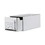 Universal UNV85120 Storage Box Drawer Files, Letter, Fiberboard, 12" X 24" X 10", White, 6/carton, Price/CT