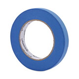 Universal UNVPT14019 Premium Blue Masking Tape W/bloc-It Technology, 18mm X 54.8m, Blue, 2/pack