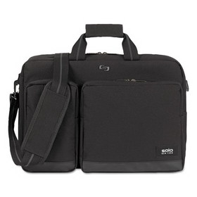 Solo UBN310-4 Urban Hybrid Briefcase, 5" x 17.25" x 17.24", Polyester, Black