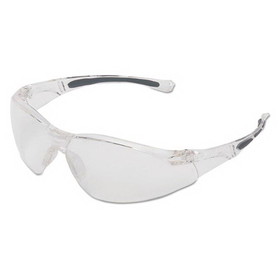 Honeywell UVXA800 A800 Series Safety Eyewear, Scratch-Resistant, Clear Frame, Clear Lens