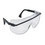 Uvex UVXS2500 Astro OTG 3001 Wraparound Safety Glasses, Black Plastic Frame, Clear Lens, Price/EA