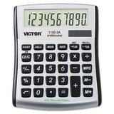 Victor VCT11003A 1100-3a Antimicrobial Compact Desktop Calculator, 10-Digit Lcd