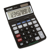 Victor VCT11803A 1180-3a Antimicrobial Desktop Calculator, 12-Digit Lcd