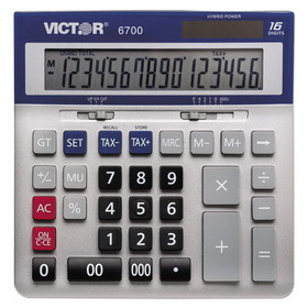Victor VCT6700 6700 Large Desktop Calculator, 16-Digit LCD