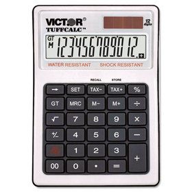 Victor VCT99901 Tuffcalc Desktop Calculator, 12-Digit Lcd