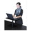 Victor VCTDC230B DC230 Adjustable Laptop Stand, 21" x 13" x 12" to 15.75", Black, Supports 20 lbs, Price/EA