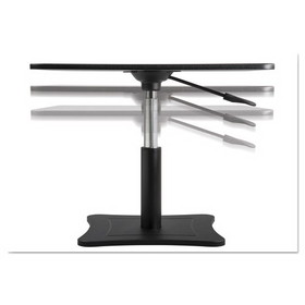 Victor DC230B High Rise Adjustable Laptop Stand, 21 x 13 x 12 to 15 3/4, Black