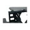 Victor VCTDCX760G High Rise Height Adjustable Standing Desk with Keyboard Tray, 36" x 31.25" x 5.25" to 20", Gray/Black, Price/EA