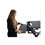 Victor VCTDCX760G High Rise Height Adjustable Standing Desk with Keyboard Tray, 36" x 31.25" x 5.25" to 20", Gray/Black, Price/EA
