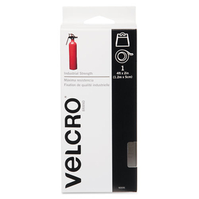 Velcro VEK90595 Industrial Strength Hook And Loop Fastener Tape Roll, 2" X 4 Ft. Roll, White