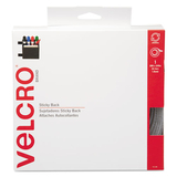 Velcro VEK91138 Sticky-Back Fasteners, Removable Adhesive, 0.75