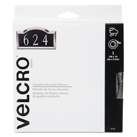 Velcro VEK91365 Heavy-Duty Fasteners, Extreme Outdoor Performance, 1" x 10 ft, Titanium