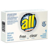 all R1-2979351 Free Clear HE Liquid Laundry Detergent, Unscented, 1.6 oz Vend-Box, 100/Carton