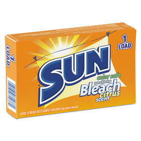 SUN VEN2979697 Color Safe Powder Bleach, Vend Pack, 1 load Box, 100/Carton