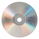 Verbatim 96155 CD-R Music Recordable Disc, 700MB, 40x, 25/Pk