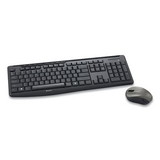 Verbatim 99779 Silent Wireless Mouse and Keyboard, 2.4 GHz Frequency/32.8 ft Wireless Range, Black