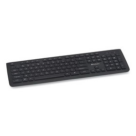 Verbatim VER99793 Wireless Slim Keyboard, 103 Keys, Black