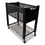 Vertiflex VRTVF53000 InstaCart File Cart, Metal, 1 Shelf, 1 Bin, 14.25" x 28.5" x 27.75", Black, Price/EA