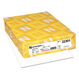 WAUSAU PAPERS WAU22301 Color Paper, 24lb, 8 1/2 X 11, Stardust White, 500 Sheets