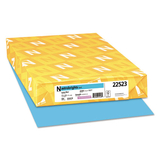 Neenah Paper WAU22523 Color Paper, 24 lb Bond Weight, 11 x 17, Lunar Blue, 500/Ream
