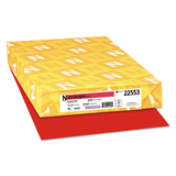 Neenah Paper WAU22553 Color Paper, 24lb, 11 X 17, Re-Entry Red, 500 Sheets
