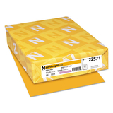 WAUSAU PAPERS WAU22571 Color Paper, 24lb, 8 1/2 X 11, Galaxy Gold, 500 Sheets