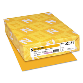 WAUSAU PAPERS WAU22571 Color Paper, 24 lb Bond Weight, 8.5 x 11, Galaxy Gold, 500 Sheets/Ream