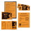 Astrobrights WAU22651 Color Paper, 24 lb Bond Weight, 8.5 x 11, Cosmic Orange, 500/Ream, Price/RM