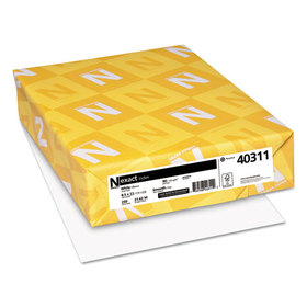 Neenah Paper WAU40311 Exact Index Card Stock, 90lb, 94 Bright, 8 1/2 X 11, White, 250 Sheets