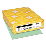 Neenah Paper WAU49561 Exact Index Card Stock, 110lb, 8 1/2 X 11, Green, 250 Sheets
