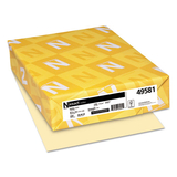 Neenah Paper WAU49581 Exact Index Card Stock, 110lb, 8 1/2 X 11, Ivory, 250 Sheets