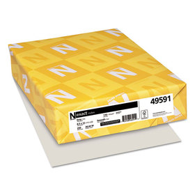 Neenah Paper WAU49591 Exact Index Card Stock, 110lb, 8 1/2 X 11, Gray, 250 Sheets