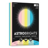Astrobrights WAU91715 Color Cardstock, 65 lb Cover Weight, 8.5 x 11, Assorted Colors, 250/Pack