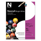 Neenah Paper WAU91904 Card Stock, 65lb, 96 Bright, 8 1/2 X 11, White, 250 Sheets